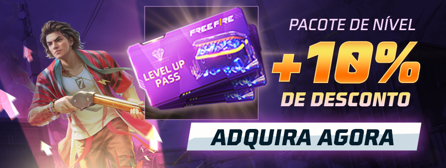 Banner promocional 2 do Centro de Recarga Free Fire